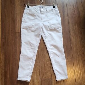 d. jeans White Jeans Tapered Ankle